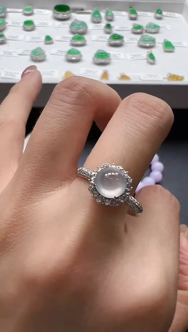 18K金镶嵌戒指翡翠KXLIU1115-029