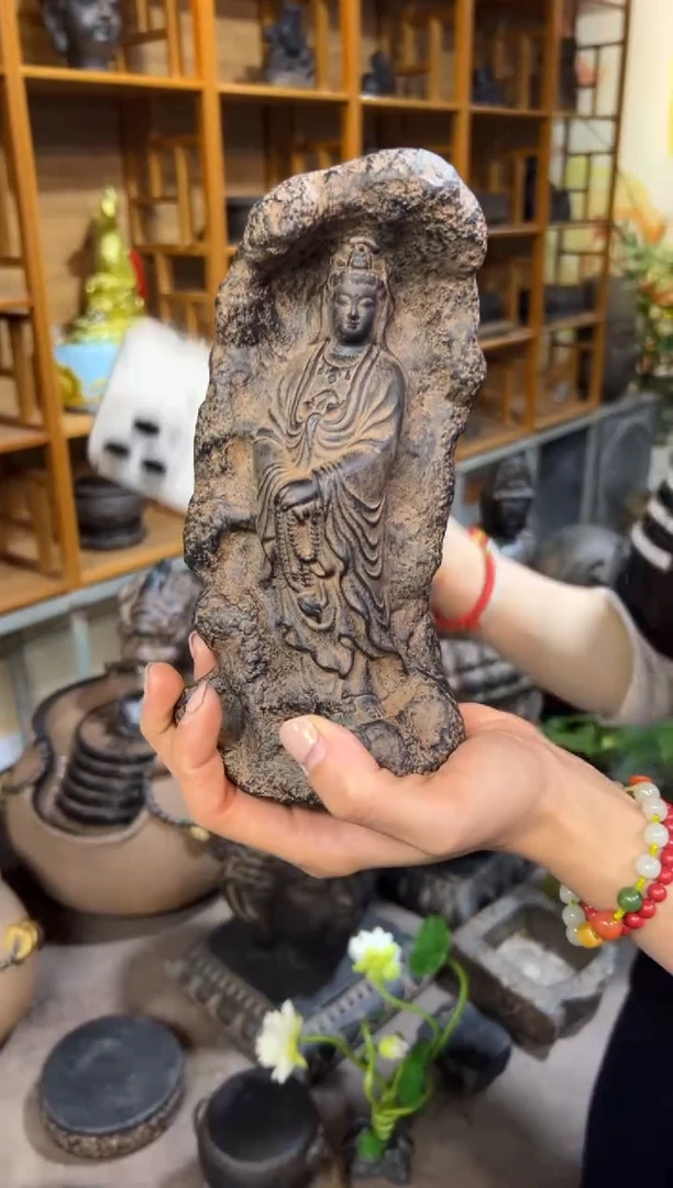 陶土【火山泥】普慈观音