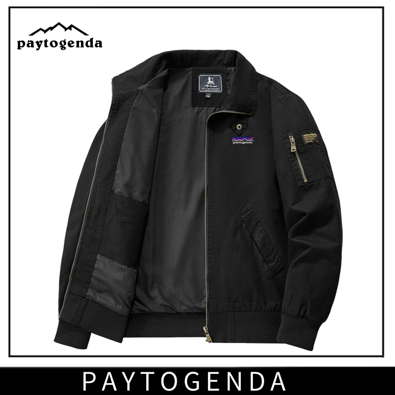 巴塔paytogenda旗舰正品男款冬加绒加厚宽松保暖棉衣棉防寒服棉服