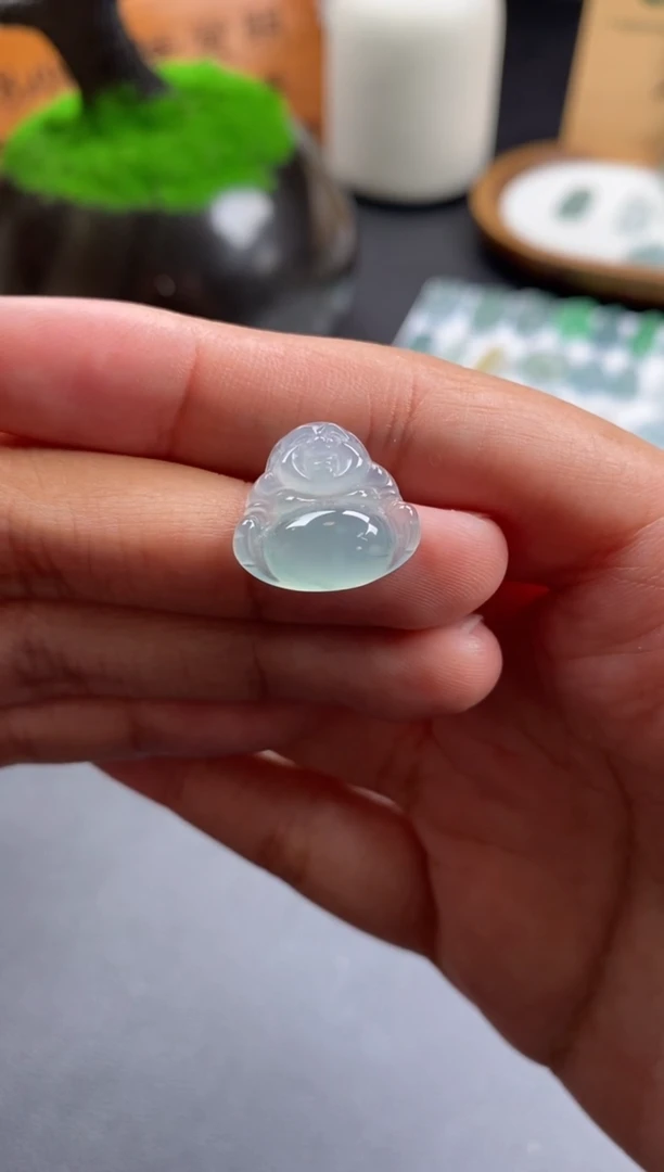 颈饰未镶嵌翡翠翡翠冰种佛公