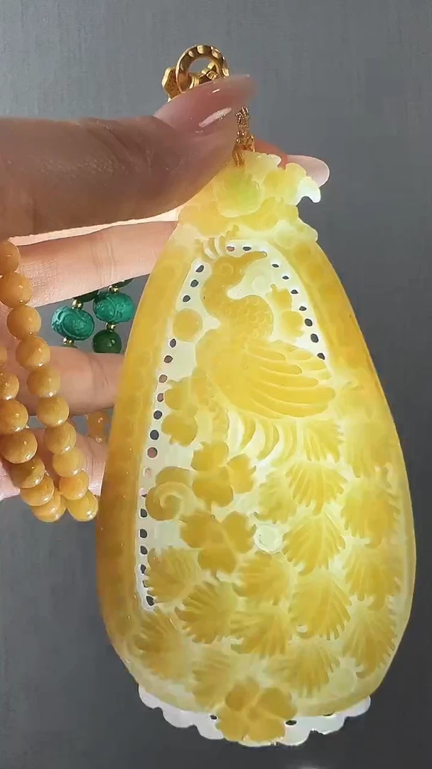 颈饰未镶嵌翡翠凤凰