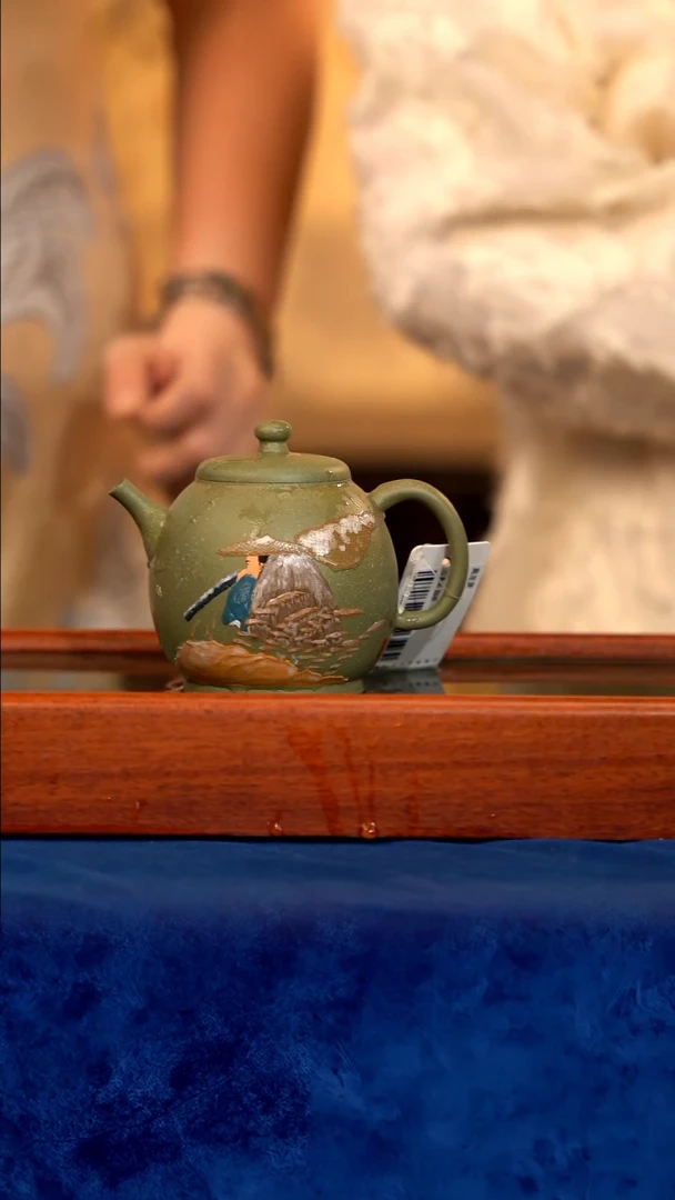 紫砂 宜兴紫砂 QMJ 泥绘 明式龙蛋