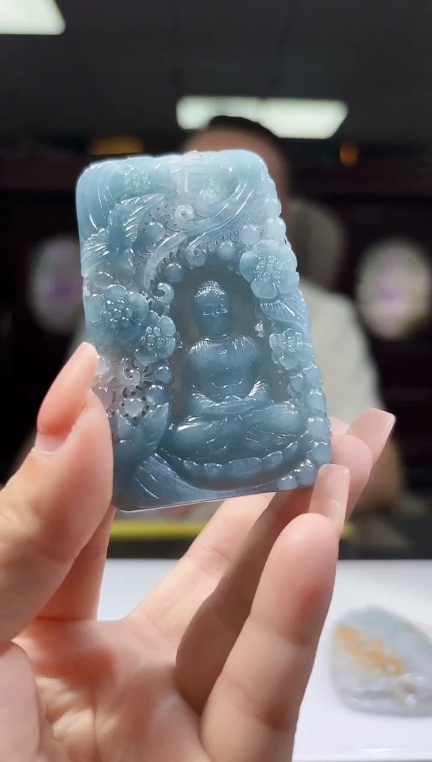 未镶嵌定制翡翠01/0828/C/发其一件/人物