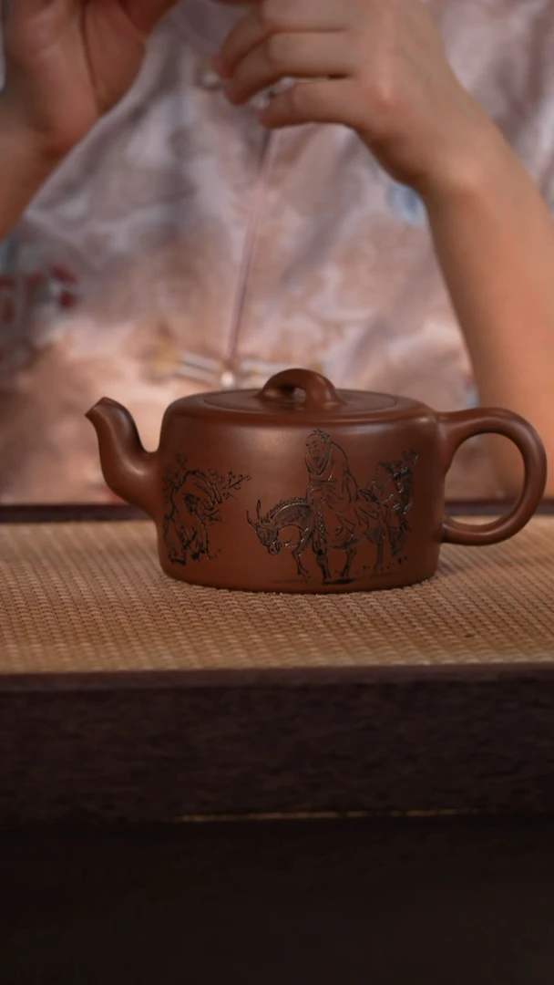 茶壶紫砂紫泥 410cc