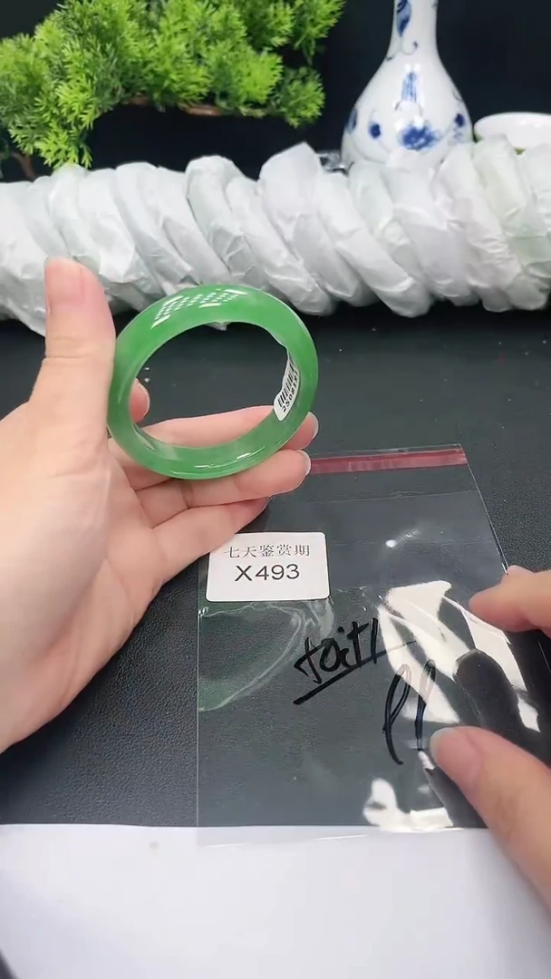 未镶嵌手镯翡翠493