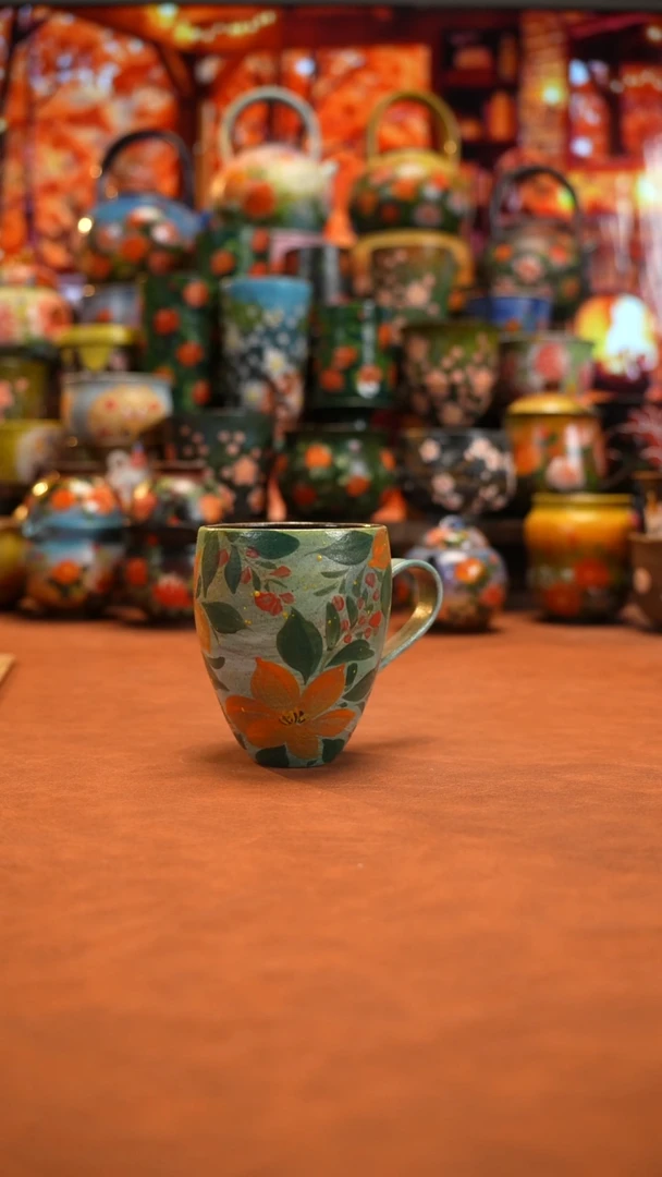 油画   釉下彩   杯子