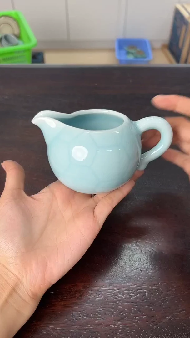 龙泉云间青瓷小米茶器