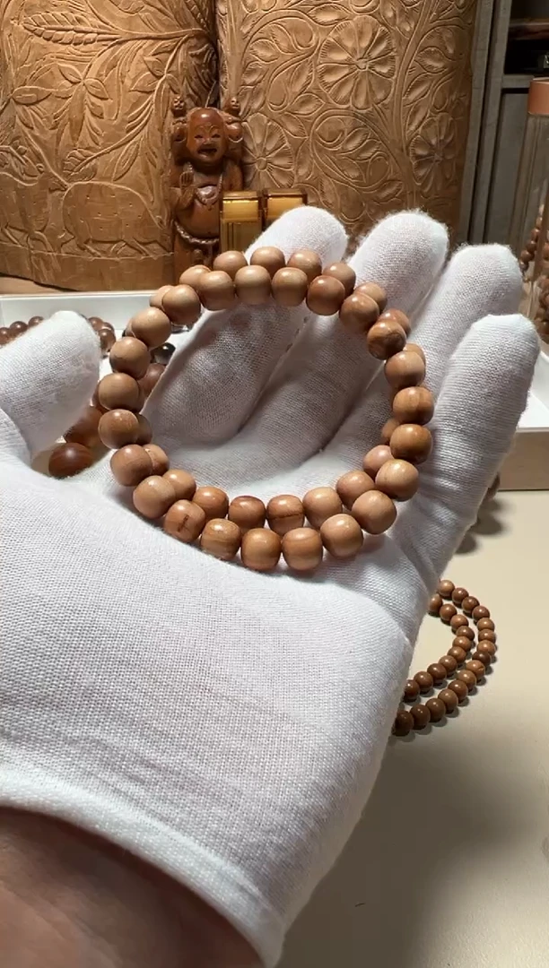 檀香木手串/手链百年风化8.5/9微瑕福利老山檀香