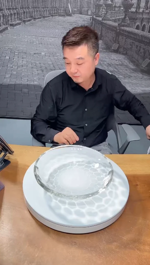 茶宠直径29cm透明果盘