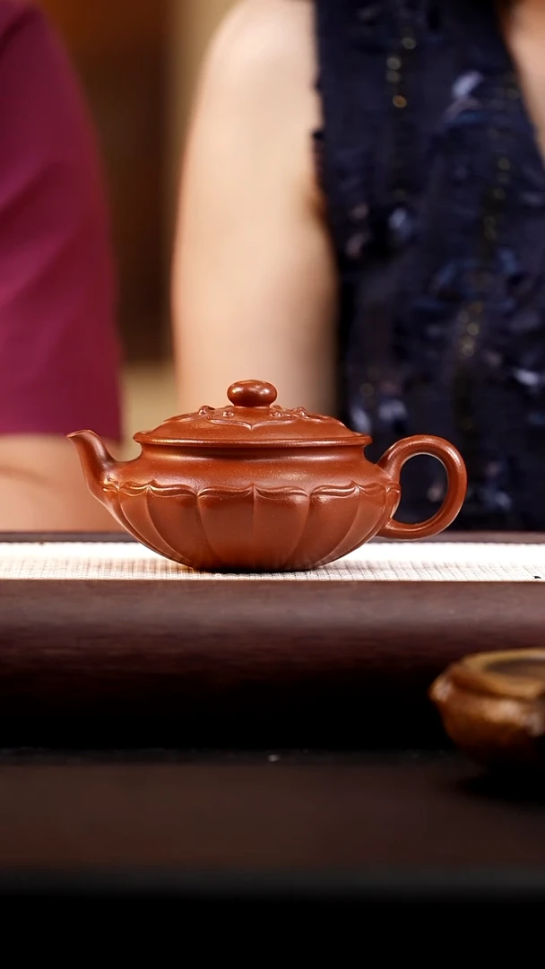 茶壶紫砂沉香泥如意筋纹