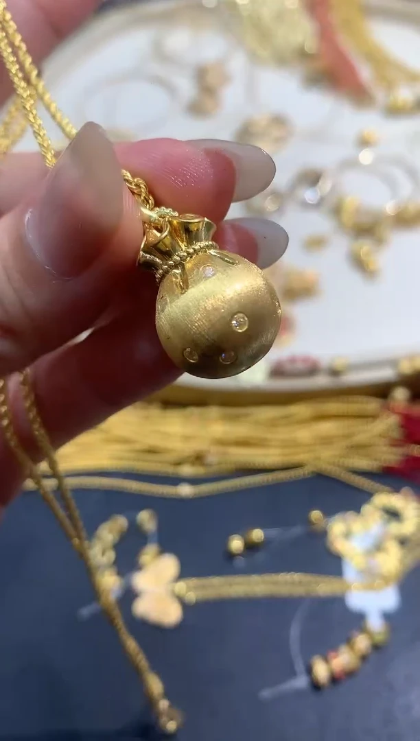 颈饰18K金A335|多样性发货一件|1180