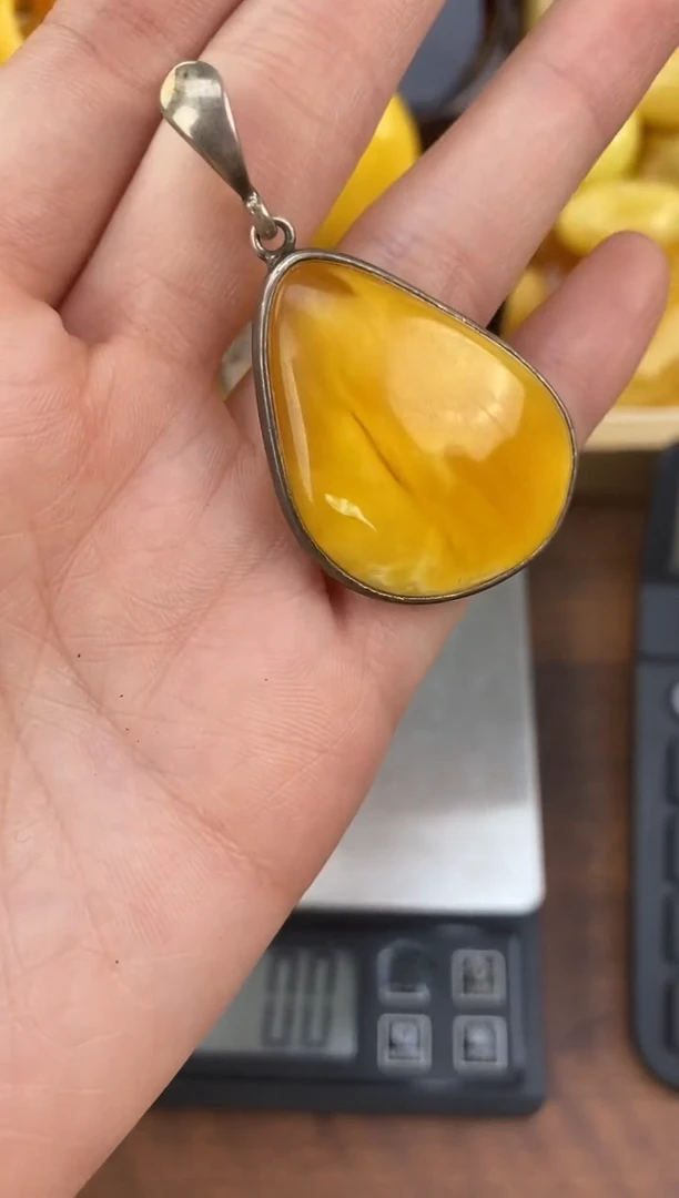 裸石琥珀未镶嵌天然琥珀蜜蜡