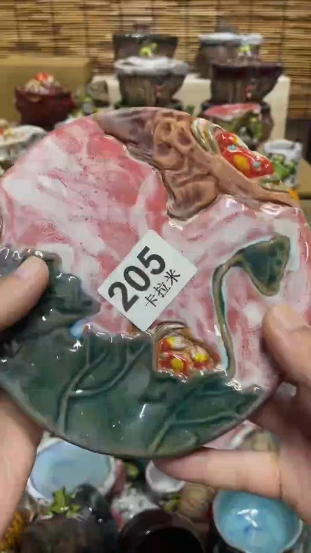 康*205精美粗陶手工柴烧