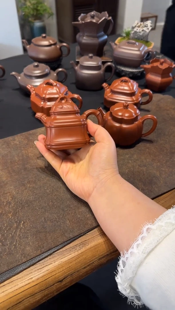 【闪购商品】紫砂茶壶四方竹鼎