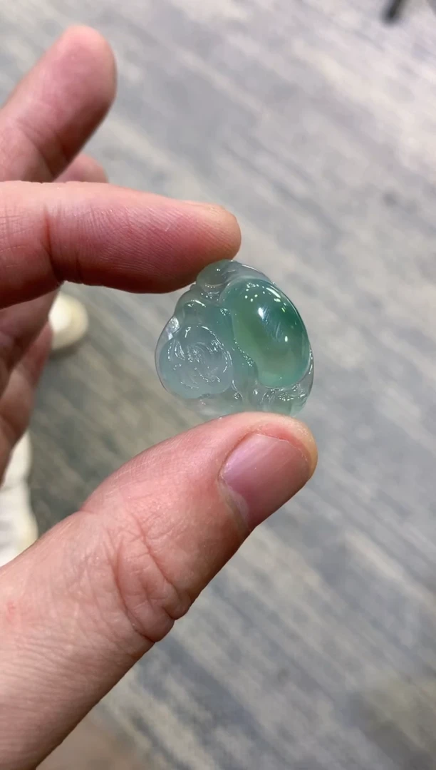 颈饰未镶嵌翡翠天然A货翡翠