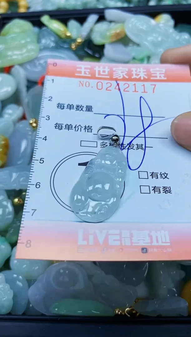 翡翠未镶嵌颈饰闪购0242117