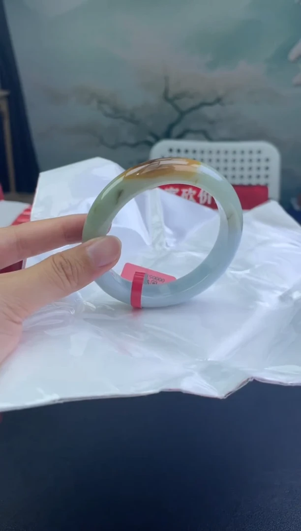 翡翠手镯未镶嵌12翡翠手镯（微瑕）