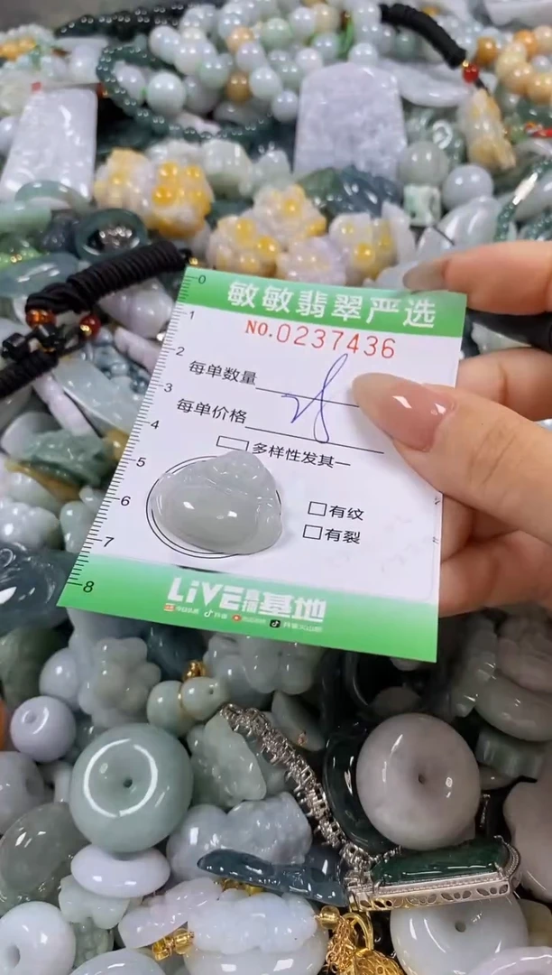 翡翠未镶嵌颈饰闪购0237436