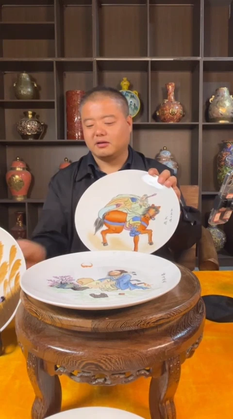 摆件景德镇陶瓷青花陶瓷摆件12