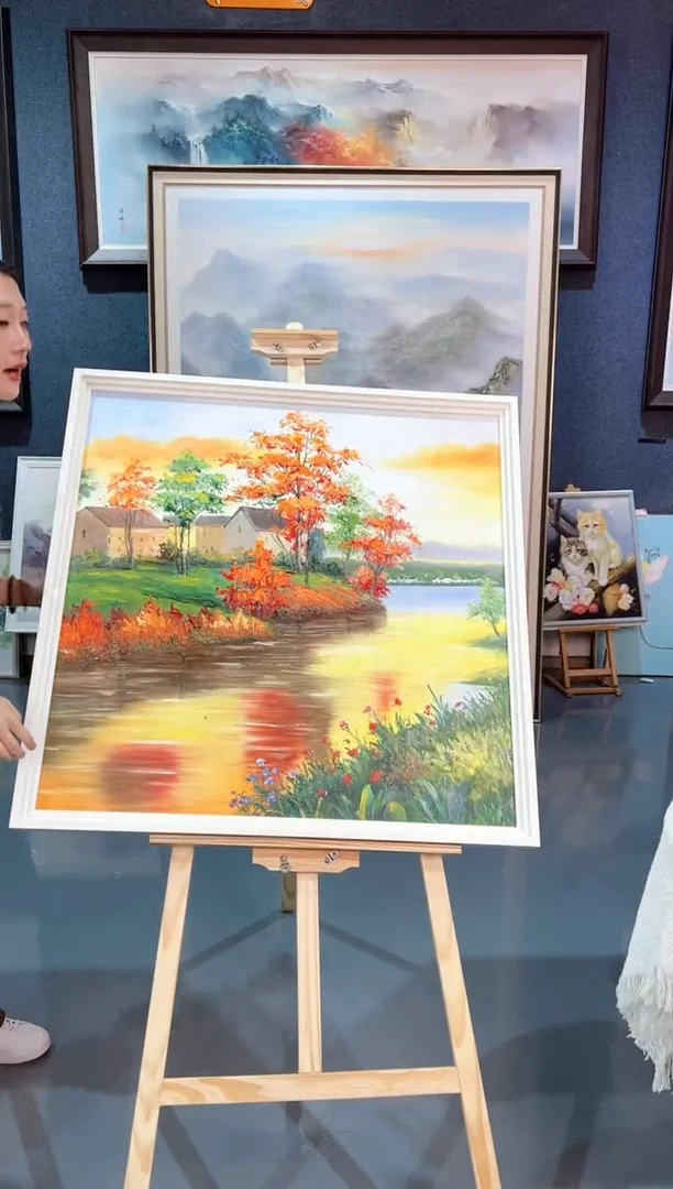 【闪购商品】油画55号 80*80 风景-手绘油画