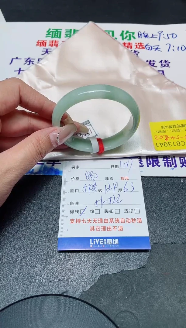 未镶嵌手镯翡翠54贵/13041