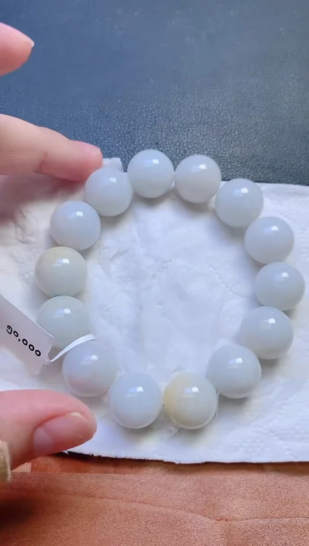 未镶嵌定制翡翠珠串