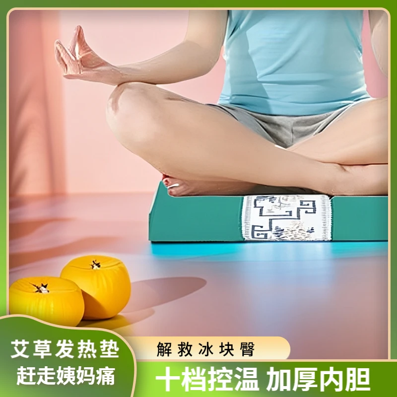 艾绒草本热敷艾灸坐垫元气暖阳全身解救冰块臀身体护理家用办公室
