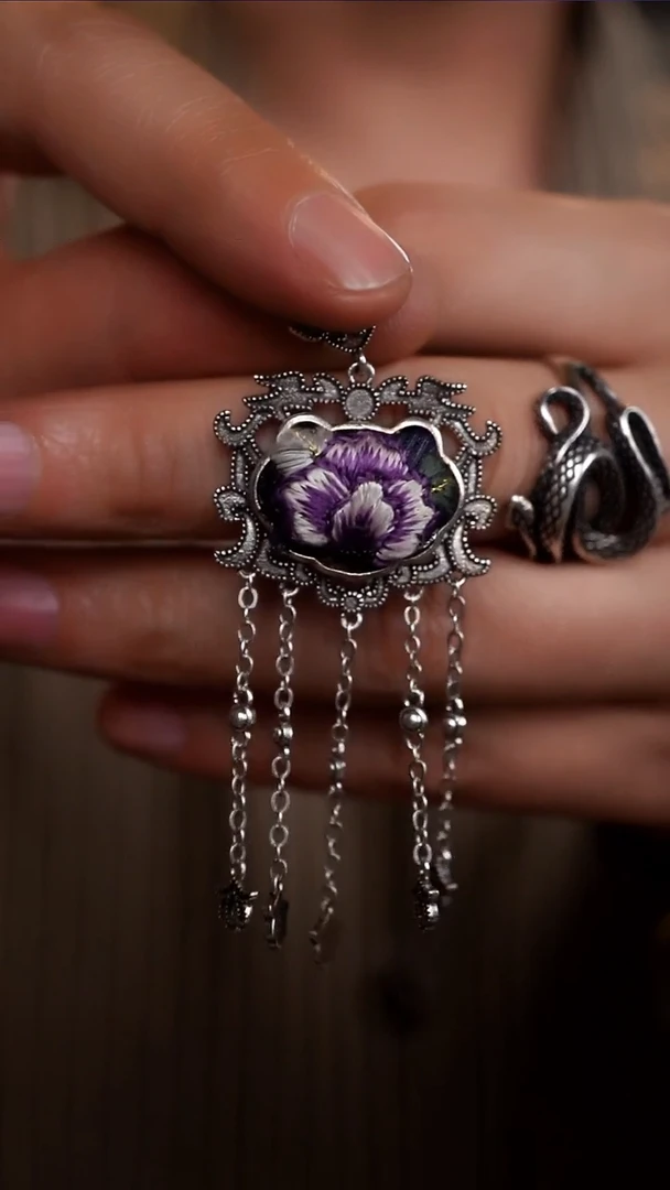 刺绣0126 高吉文创  直播老绣