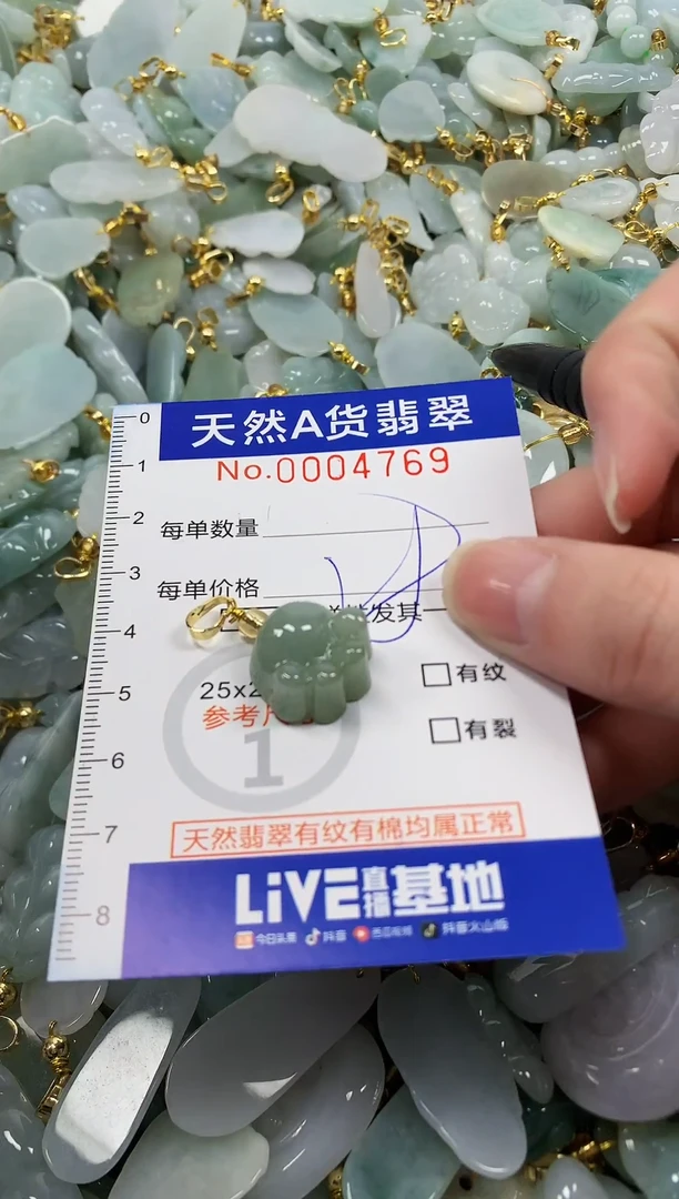 颈饰未镶嵌翡翠纯天然a货翡翠
