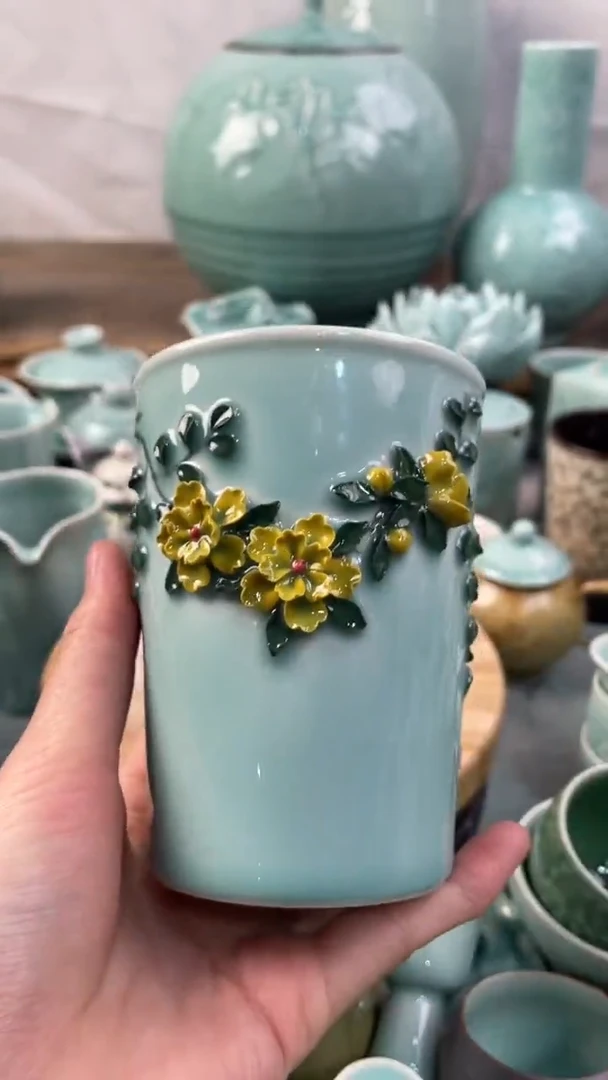 【闪购商品】纯手工 特价福利 微瑕 慧仙青瓷