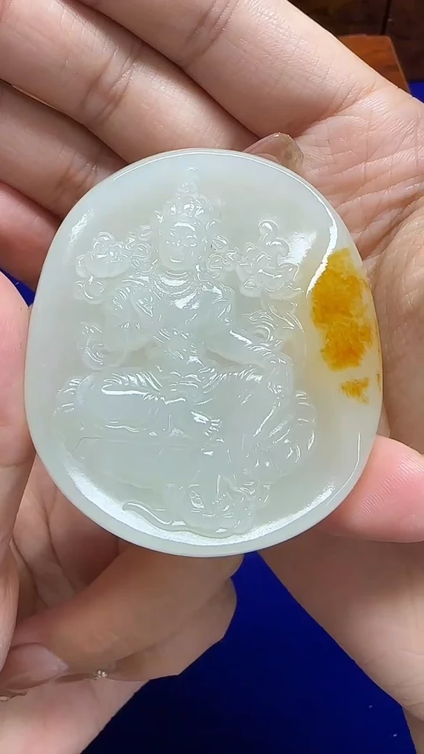 颈饰未镶嵌和田玉松*1