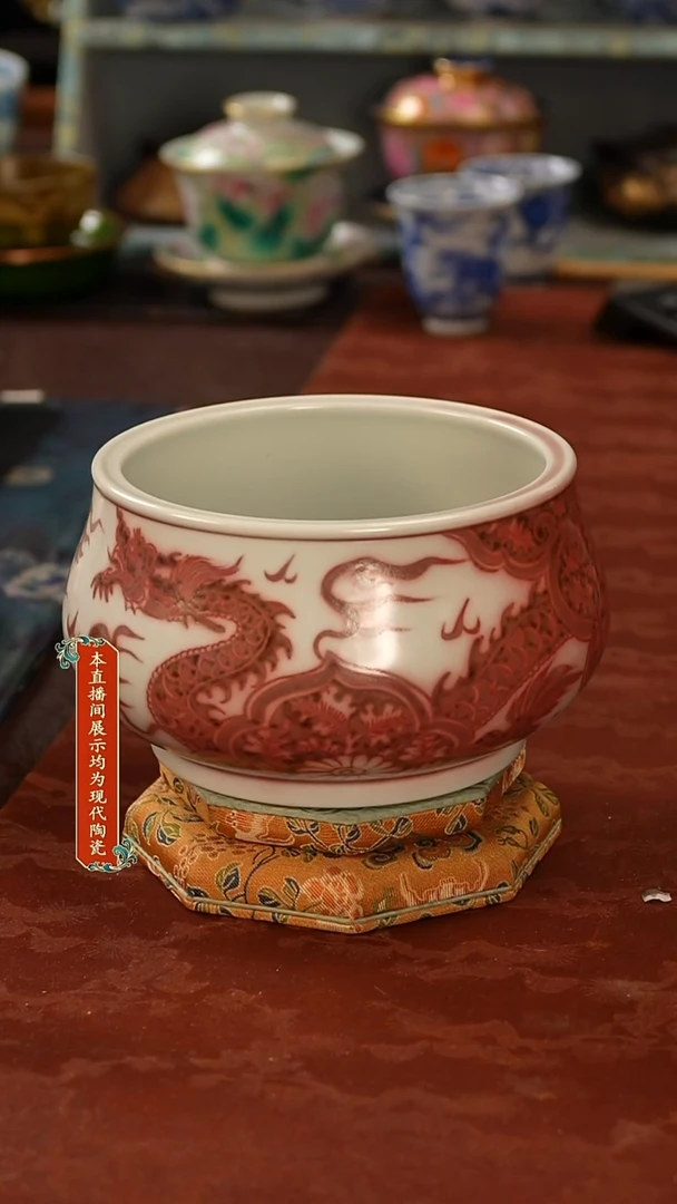 杯子景德镇手工手绘茶器123