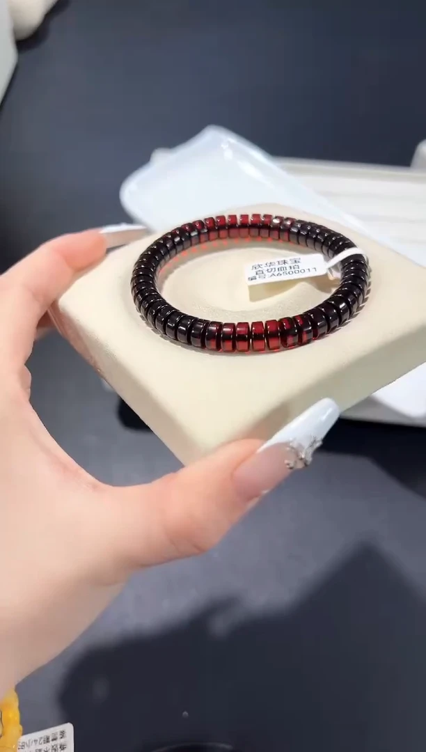 手链血珀未镶嵌55b多样性发其一【1个】默认微瑕