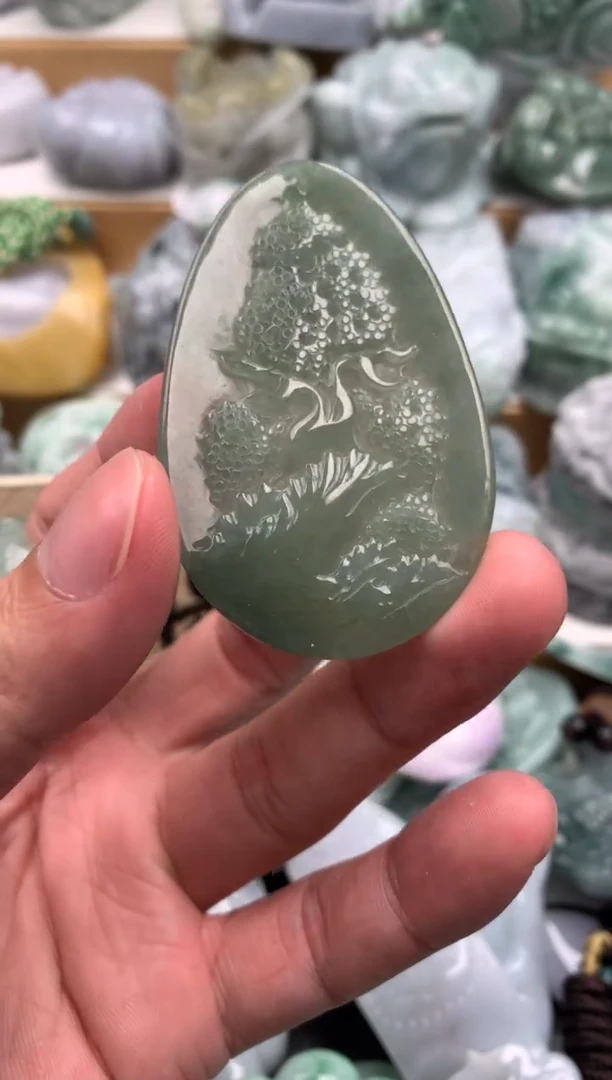 吊坠(不含链)未镶嵌翡翠1