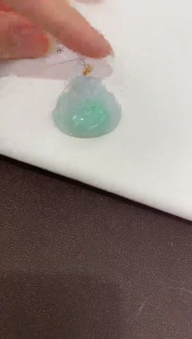 翡翠18K金镶嵌吊坠(赠链)天然缅甸A货翡翠