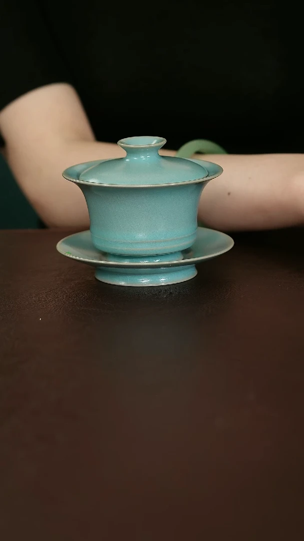 摆件1701原矿汝宋汝瓷微瑕