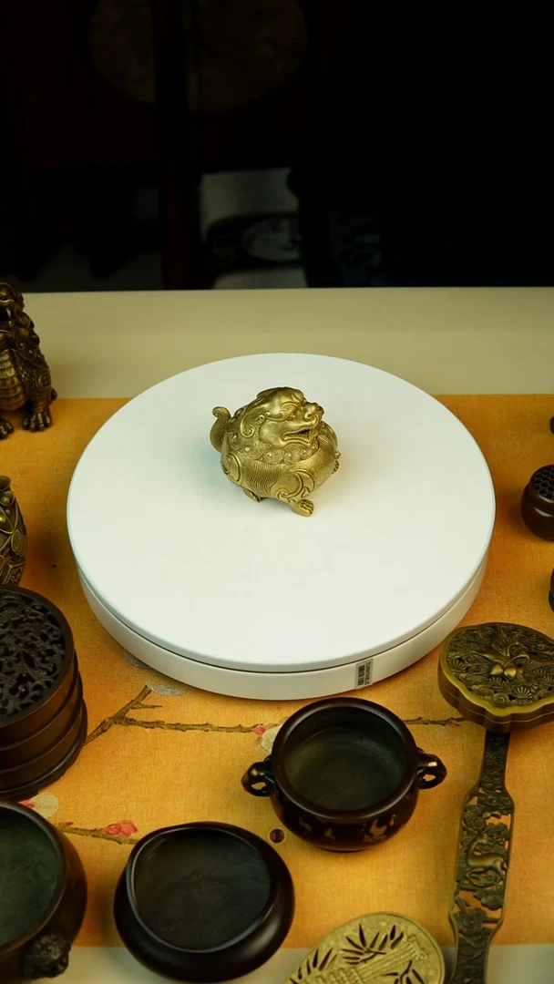 精炼铜苏工狻猊熏香炉