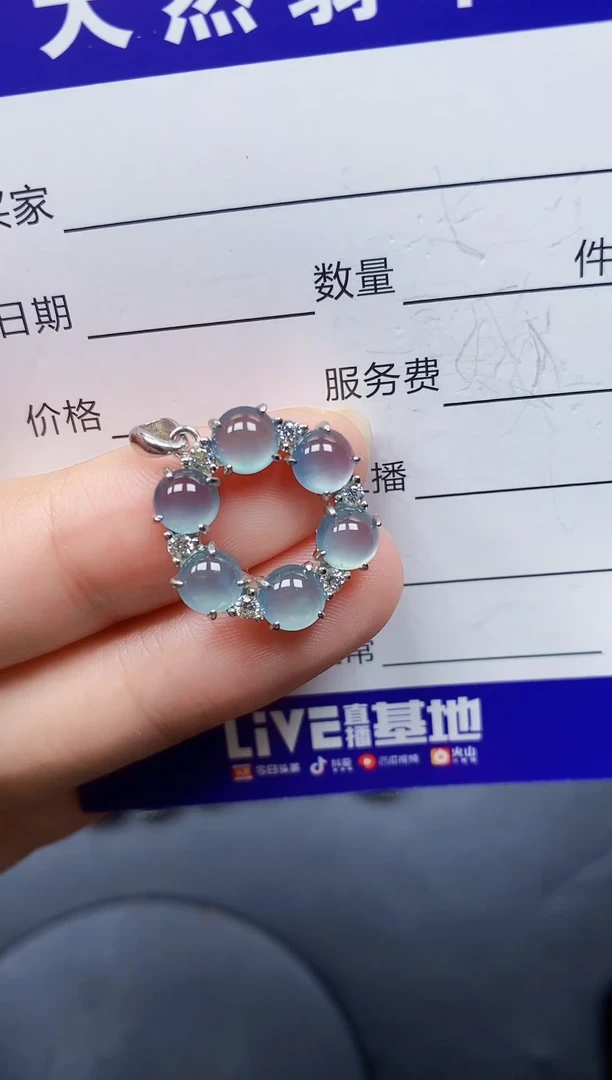 银S925镶嵌戒指翡翠74