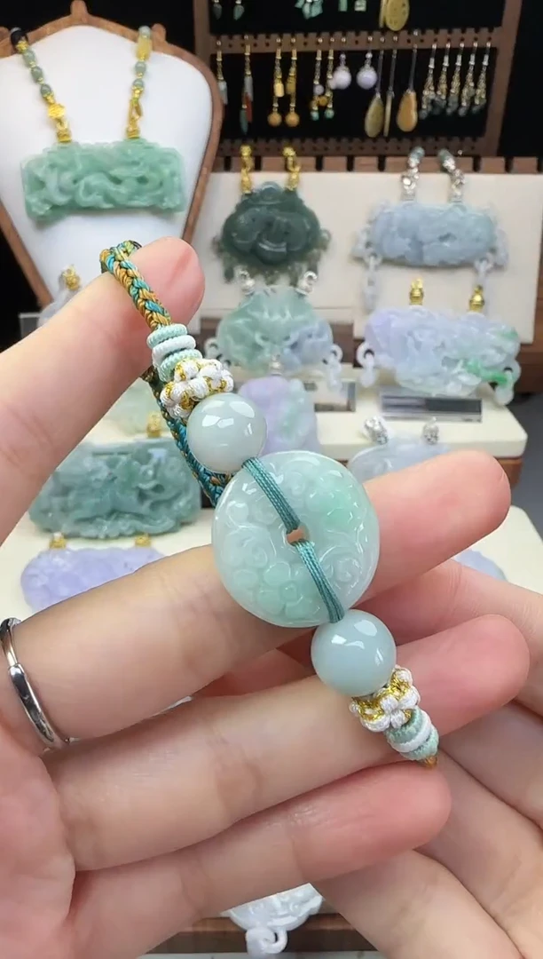 颈饰未镶嵌翡翠国风翡翠