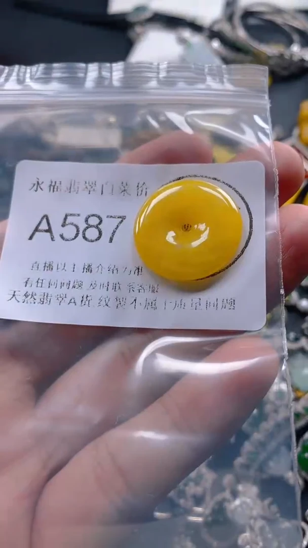 翡翠未镶嵌吊坠(不含链)587