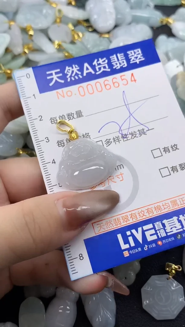 翡翠未镶嵌颈饰天然A货翡翠