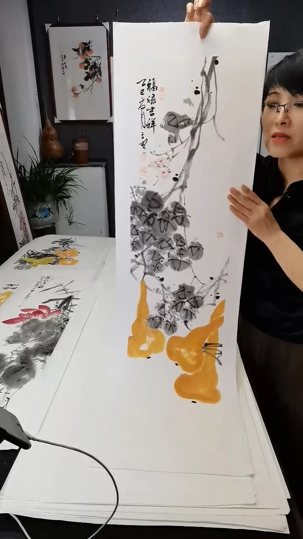 福禄吉祥100*25cm