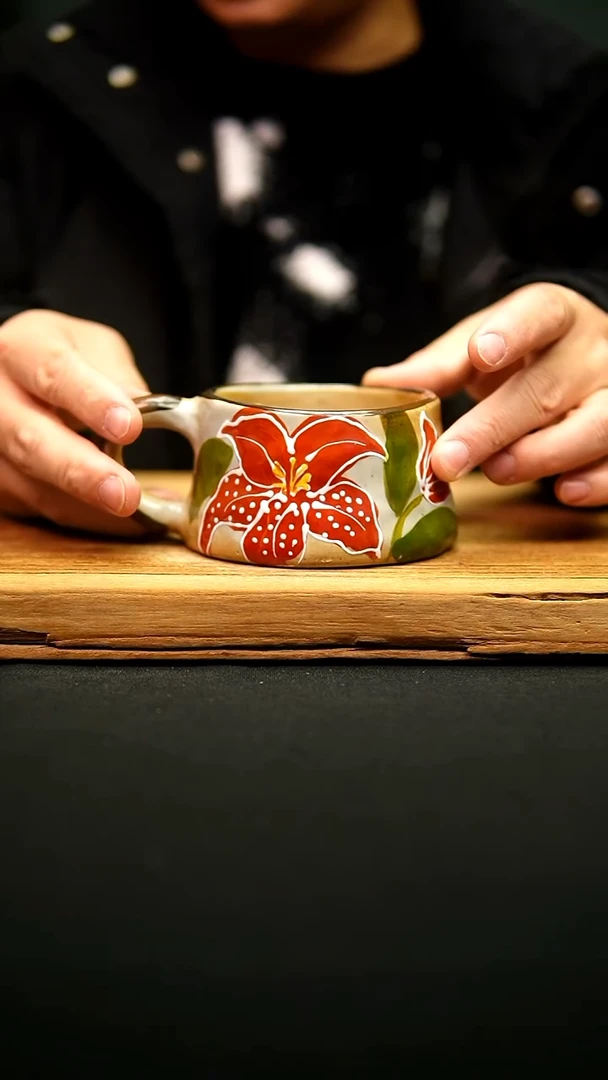 @@陶园瓷舍@@纯手工手绘@高温釉下彩