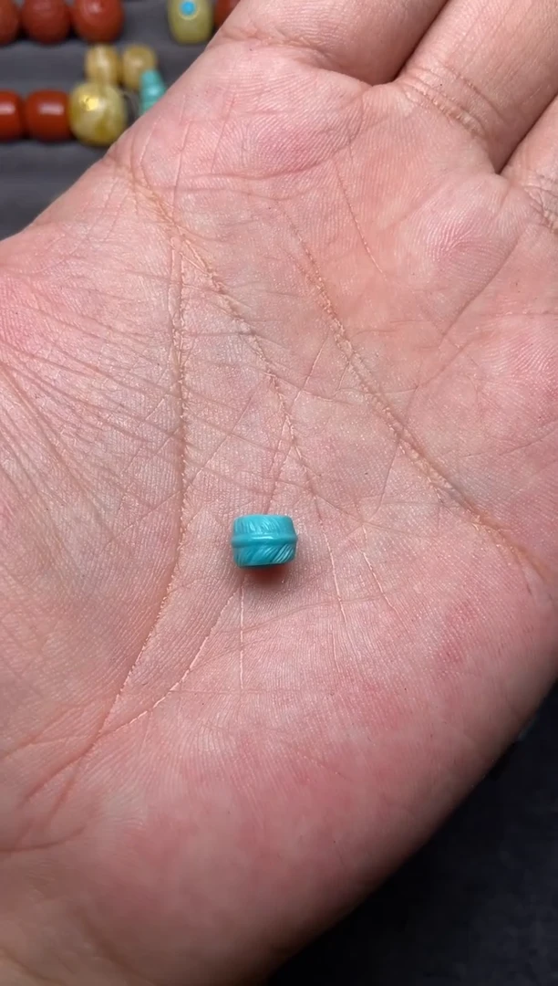 未镶嵌绿松石珠宝奇石8mm