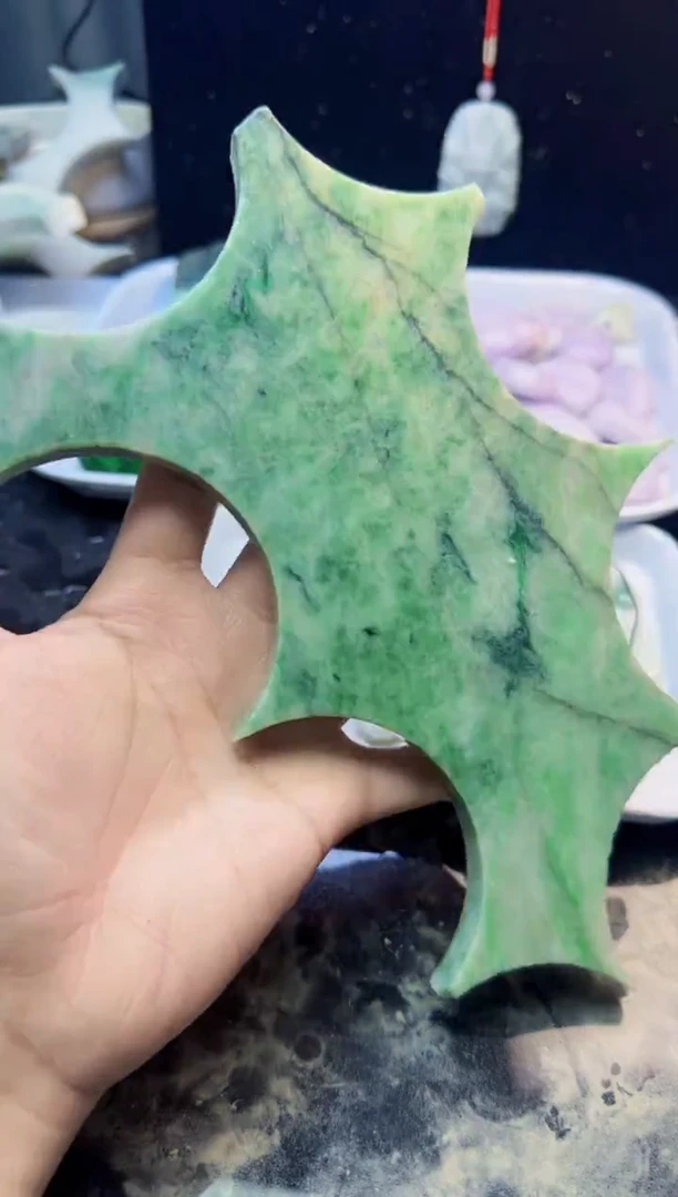 颈饰未镶嵌翡翠用****6060天然A货翡翠