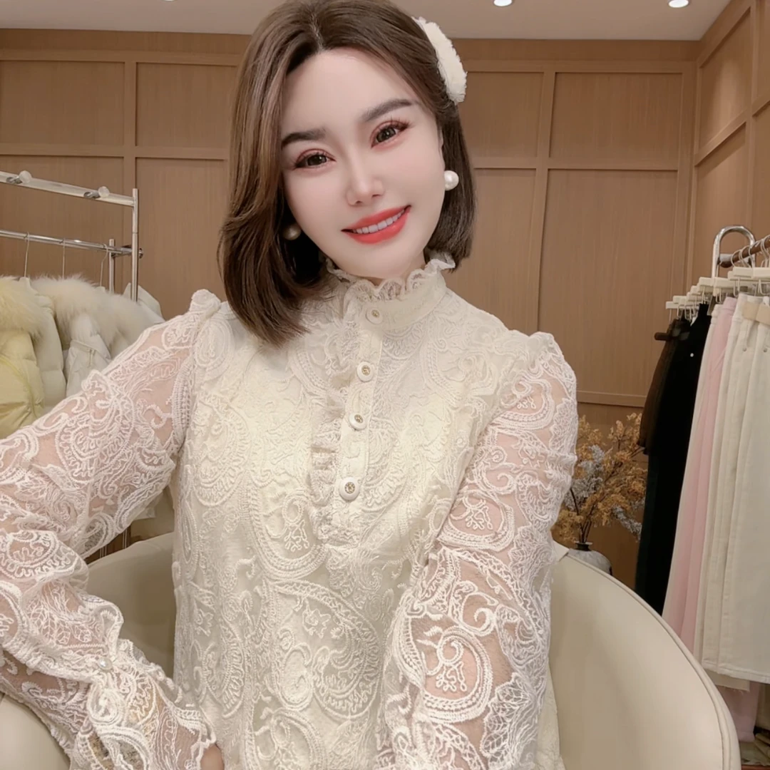 闺蜜精品111106【香氛初恋】蕾丝衬衫