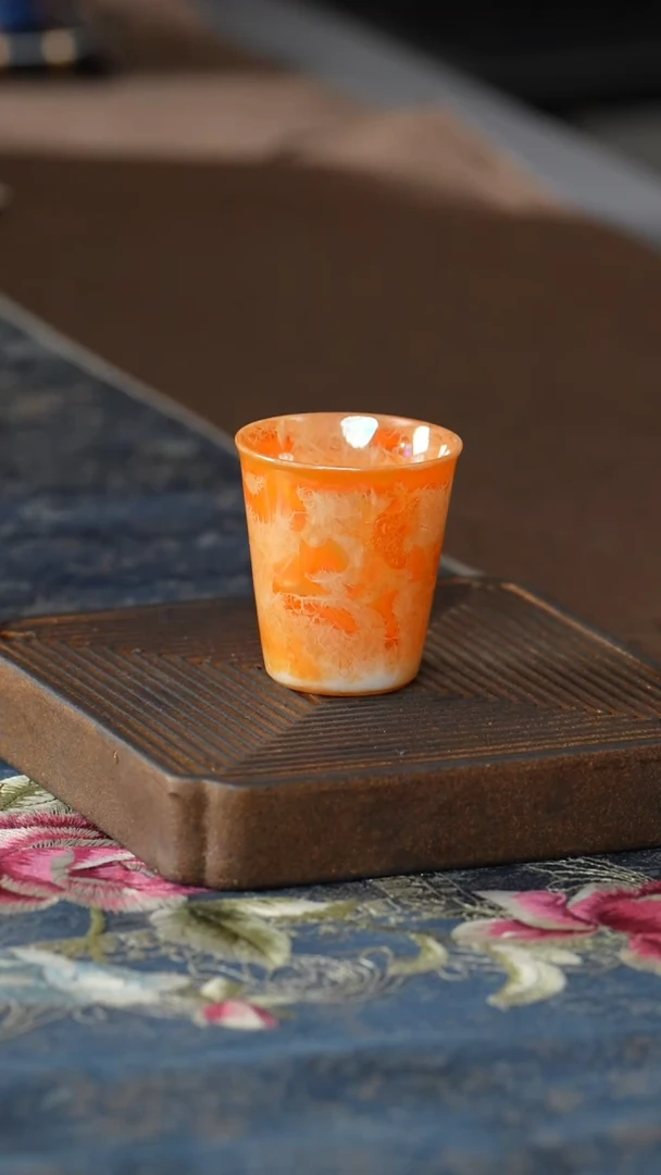 【黄玛瑙螺钿杯】【12西泠礼盒】