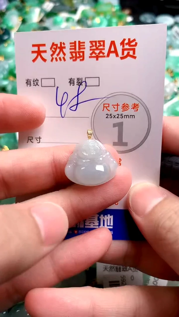 翡翠18K金镶嵌颈饰13006737