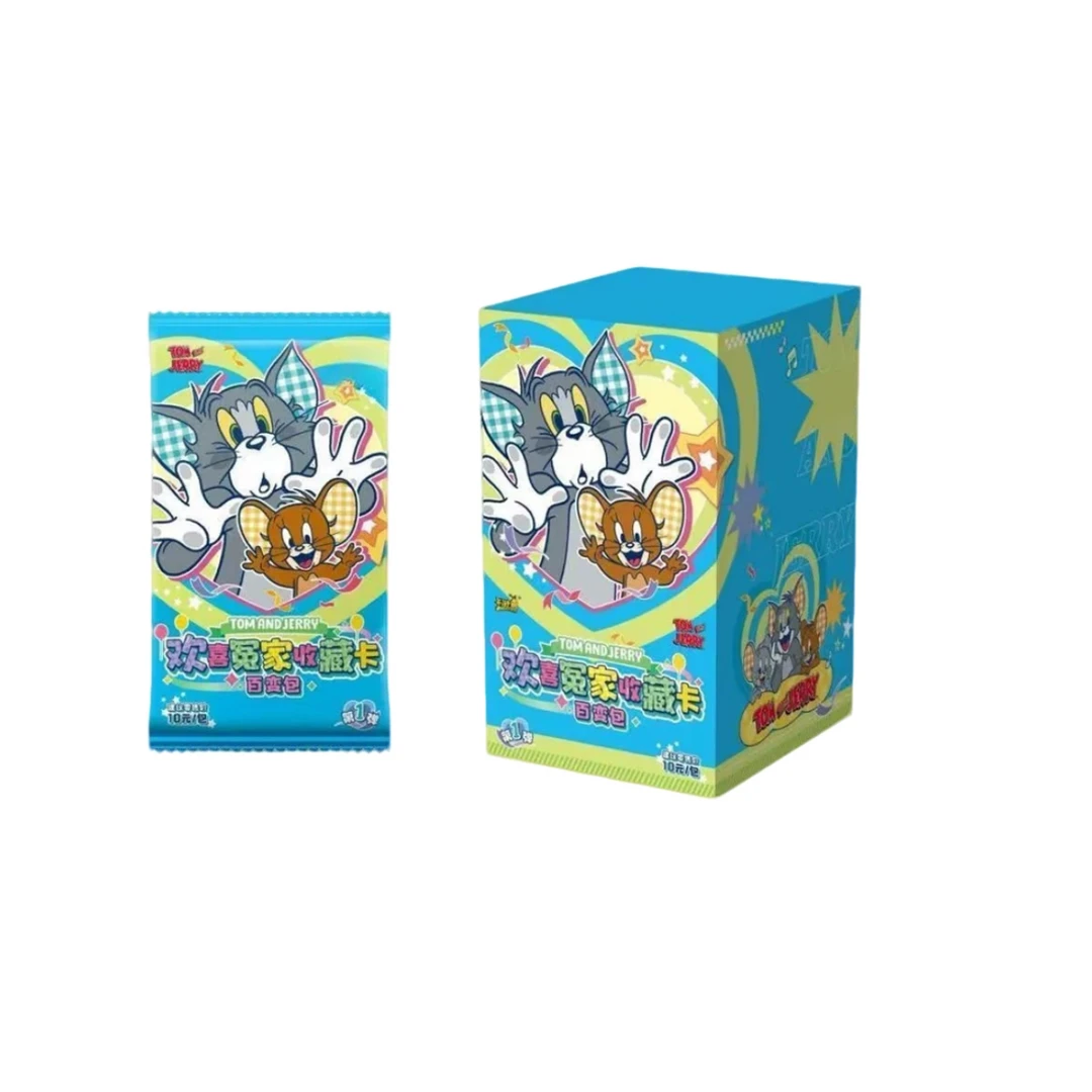 【大胃王/平拆】卡游猫和老鼠欢喜冤家收藏卡百变包盲盒代拆