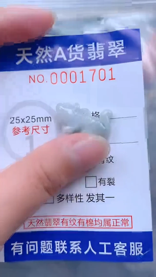 翡翠未镶嵌吊坠(不含链)1